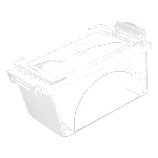 Контейнер для продуктов 4,5л. на защелках, прямоугольный  (М419) (уп.12) в Новом Уренгое