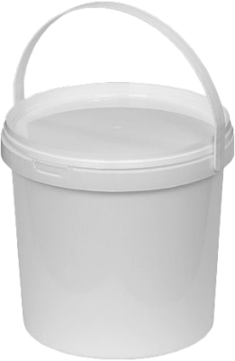 Ведро пластмассовое 11л круглое с крышкой, с ручкой ВП-11к в Новом Уренгое