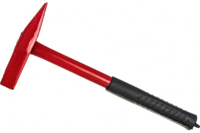 Молоток сварщика ЛОМ, металлическая обрезиненная рукоятка, 300г (2679422) в Новом Уренгое