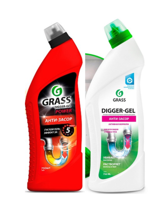Чистящее средство GRASS Digger-Gel Анти-засор 750мл в Новом Уренгое