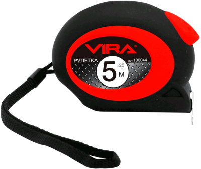Рулетка  5м*25 мм VIRA (100044) с автостопом в Новом Уренгое