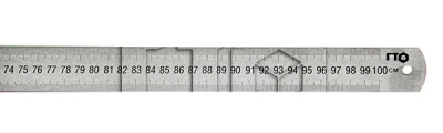 Линейка 1000мм ГТО  металлическая (SR10001) в Новом Уренгое
