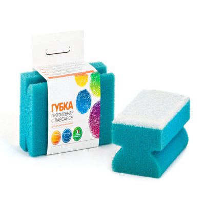 Губка для посуды Альпак Большая Профильная 1шт в Новом Уренгое