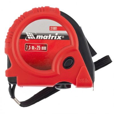 Рулетка  7,5м *25мм MATRIX Rubber (31001) в Новом Уренгое