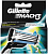 Кассеты сменные для бритья Gillette Mach3 2шт в Новом Уренгое