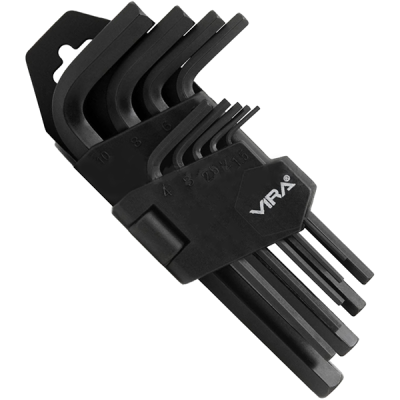 Набор ключей имбусовых (шестигранных) HEX  (1.5-10)  9шт  VIRA  (303147) в Новом Уренгое