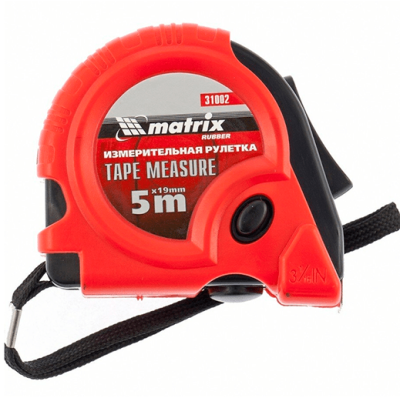 Рулетка MATRIX RUBBER  5м *19мм (31002) в Новом Уренгое