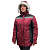 Куртка зимняя  СЕВЕРЯНКА женская (цв.бордовый+черный) в Новом Уренгое