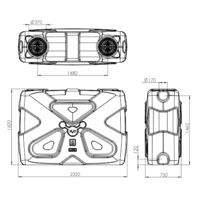 Емкость для воды 2000л,прямоугольная,плоская. Молекула в Новом Уренгое