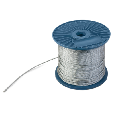 Трос стальной оцинк  4 мм DIN3055 (200, 250м) в Новом Уренгое