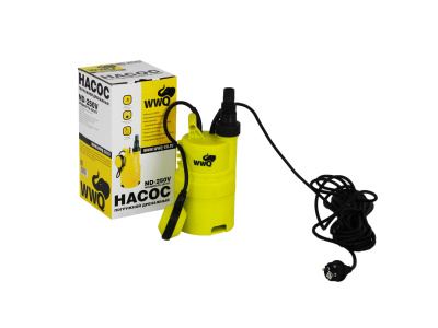 Насос WWQ ND 250V дренажный 5мм, пластик в Новом Уренгое