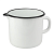 Кружка 1,0л. эмал. с носиком,без рисунком,б/крышки(40104-072) в Новом Уренгое