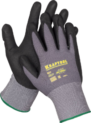 Перчатки Kraftool Precision 15кл. 9/L (11285-L)  в Новом Уренгое