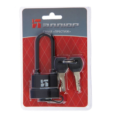 Замок навесной всепогодный ВС1Ч-374ПД АЛЛЮР удлиненная дужка (7830) в Новом Уренгое