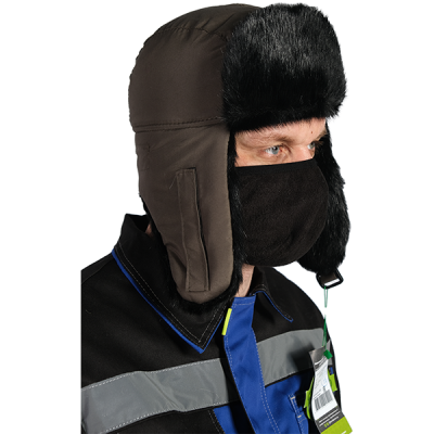 Шапка-ушанка ЕВРО норка (цв.хаки)