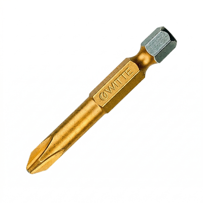 Бита 1/4 Ph2 50мм. WITTE TIN титан (275522000) в Новом Уренгое