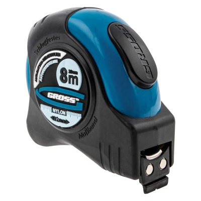 Рулетка  8м *25мм GROSS SCHLAGFEST (31114) в Новом Уренгое