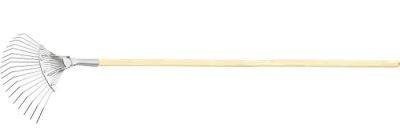 Грабли веерные 18 зубцев проволочные с дер. ручкой СИБРТЕХ (61781) в Новом Уренгое