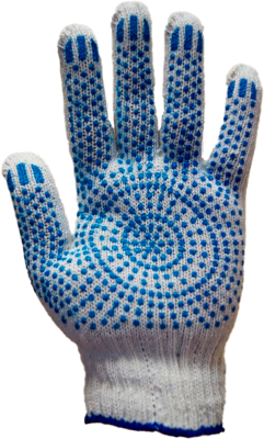 Перчатки трикотажные с ПВХ 2-х сторонним в Новом Уренгое