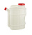 Канистра пластмассовая со сливом 20л. (М1282) (уп.4) в Новом Уренгое