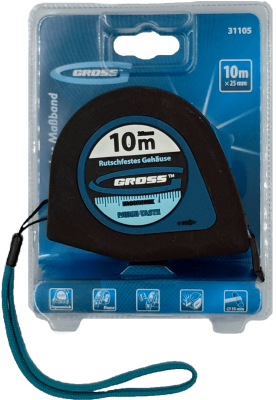 Рулетка  10м*25мм GROSS Ergonomisch  (31105) в Новом Уренгое