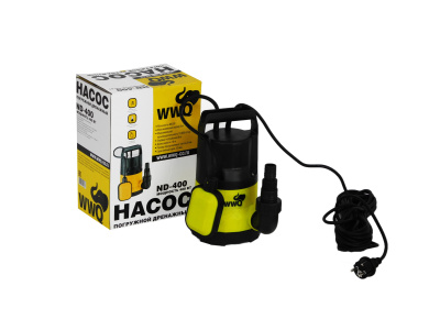 Насос WWQ ND 400 дренажный 5мм, пластик в Новом Уренгое