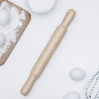 Скалка двуручная 36х4 см, БУК (6904059) в Новом Уренгое